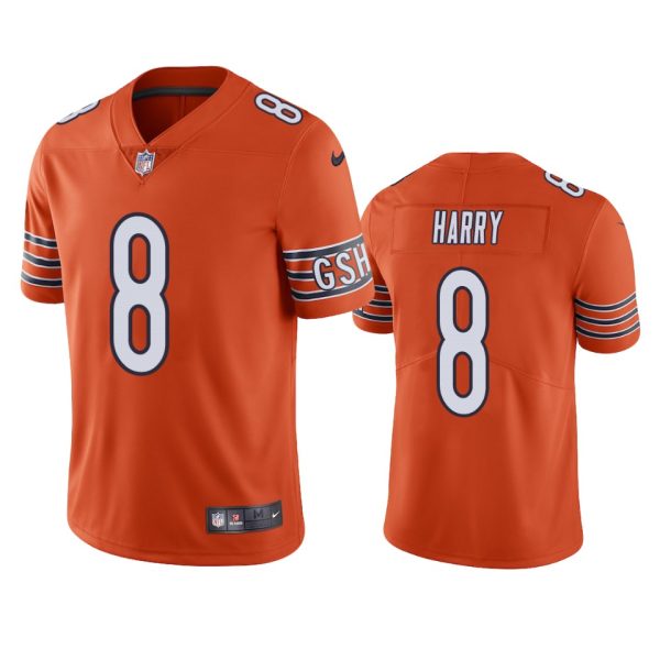 N'Keal Harry Chicago Bears Orange Vapor Limited Jersey