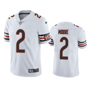 D.J. Moore Chicago Bears White Vapor Limited Jersey
