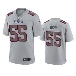 Josh Uche New England Patriots Gray Atmosphere Fashion Game Jersey