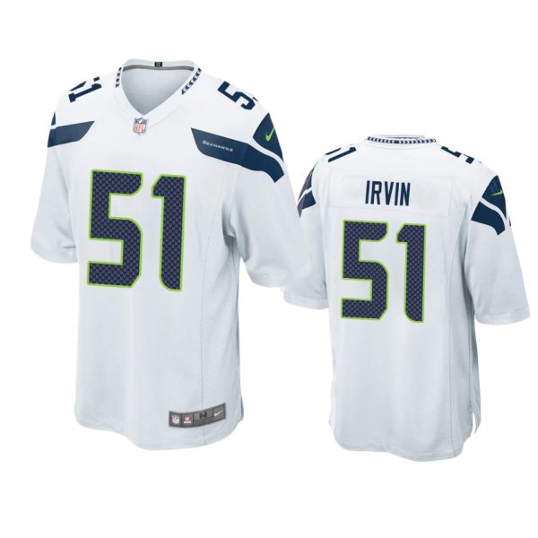 Bruce Irvin Seattle Seahawks White Game Jersey