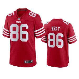 Danny Gray San Francisco 49ers Scarlet Game Jersey