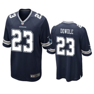 Rico Dowdle Dallas Cowboys Navy Game Jersey