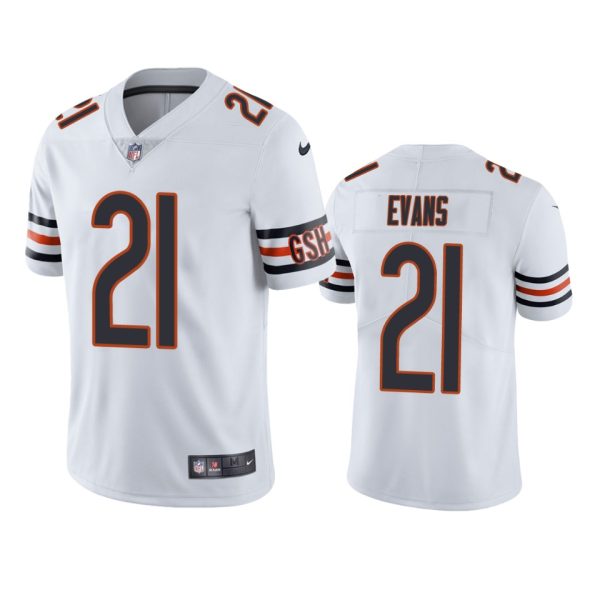 Darrynton Evans Chicago Bears White Vapor Limited Jersey