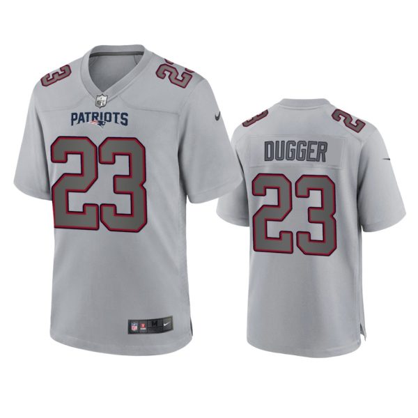 Kyle Dugger New England Patriots Gray Atmosphere Fashion Game Jersey