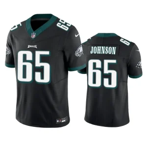 Lane Johnson Philadelphia Eagles Black Vapor F.U.S.E. Limited Jersey