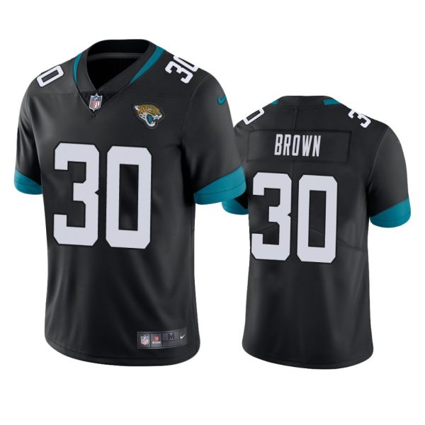 Montaric Brown Jacksonville Jaguars Black Vapor Limited Jersey