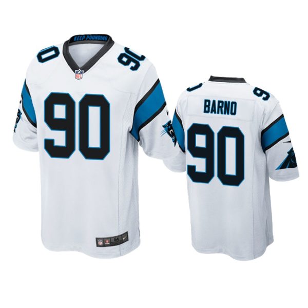 Amare Barno Carolina Panthers White Game Jersey