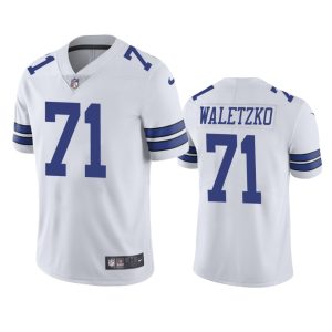 Matt Waletzko Dallas Cowboys White Vapor Limited Jersey