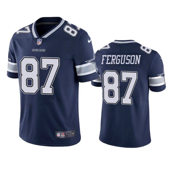 Jake Ferguson Dallas Cowboys Navy Vapor Limited Jersey - Men's