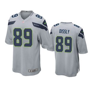 Will Dissly Seattle Seahawks Gray Game Jersey