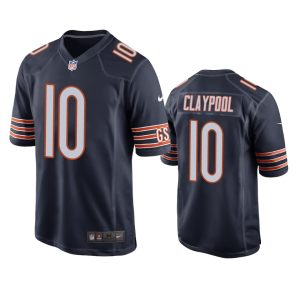 Chase Claypool Chicago Bears Navy Game Jersey