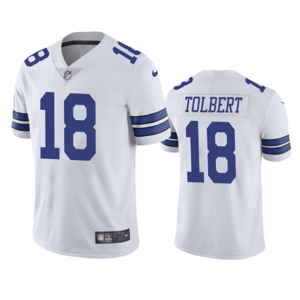 Jalen Tolbert Dallas Cowboys White Vapor Limited Jersey