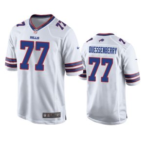 David Quessenberry Buffalo Bills White Game Jersey