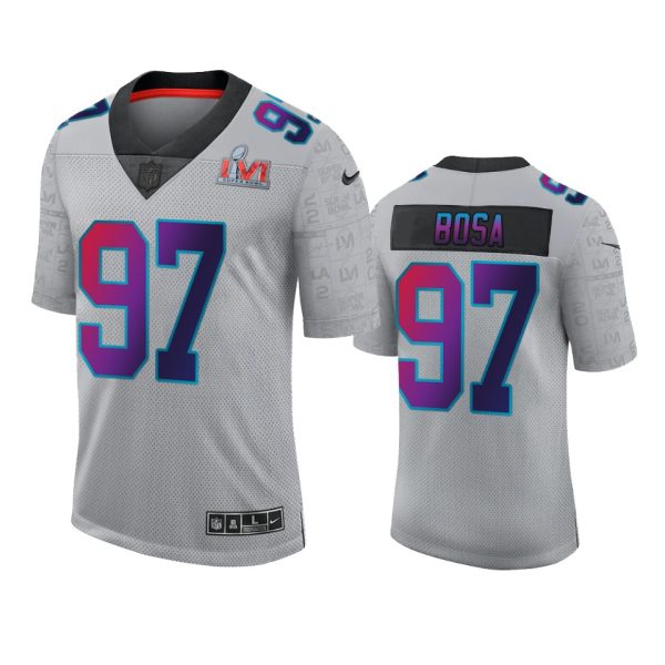 Nick Bosa San Francisco 49ers Gray Super Bowl LVI Limited Jersey