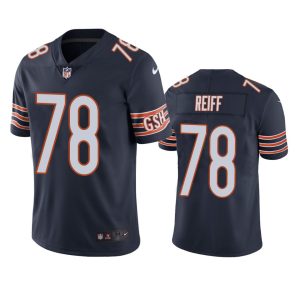 Riley Reiff Chicago Bears Navy Vapor Limited Jersey