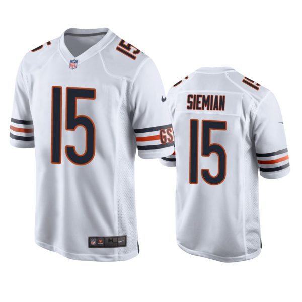 Trevor Siemian Chicago Bears White Game Jersey