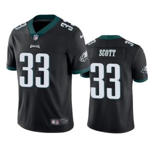 Josiah Scott Philadelphia Eagles Black Vapor Limited Jersey