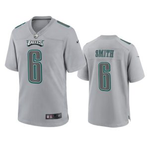 DeVonta Smith Philadelphia Eagles Gray Atmosphere Fashion Game Jersey