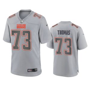 Joe Thomas Cleveland Browns Gray Atmosphere Fashion Game Jersey