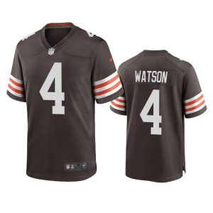 Deshaun Watson Cleveland Browns Brown Game Jersey