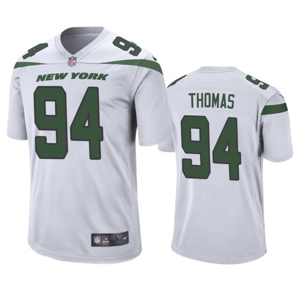 Solomon Thomas New York Jets White Game Jersey