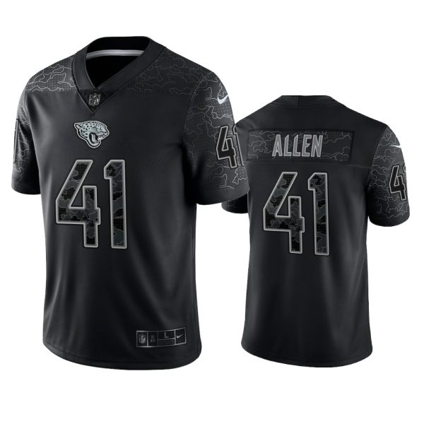 Josh Allen Jacksonville Jaguars Black Reflective Limited Jersey