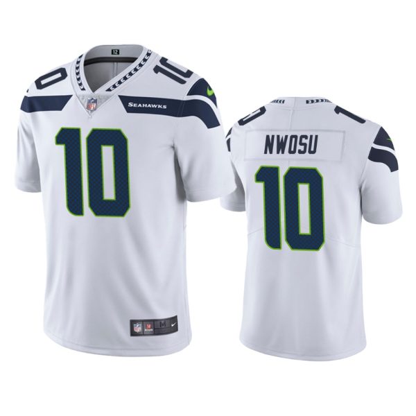 Uchenna Nwosu Seattle Seahawks White Vapor Limited Jersey