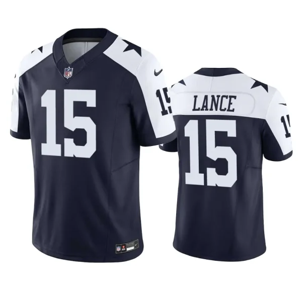 Trey Lance Dallas Cowboys Navy Vapor F.U.S.E. Limited Jersey