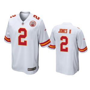 Ronald Jones II Kansas City Chiefs White Game Jersey