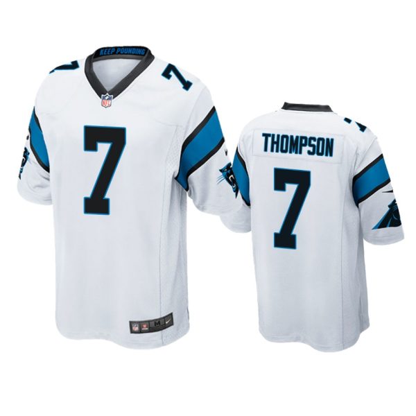 Shaq Thompson Carolina Panthers White Game Jersey