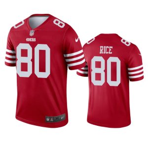 Jerry Rice San Francisco 49ers 2022-23 Legend Scarlet Jersey - Men's