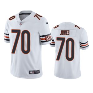 Braxton Jones Chicago Bears White Vapor Limited Jersey