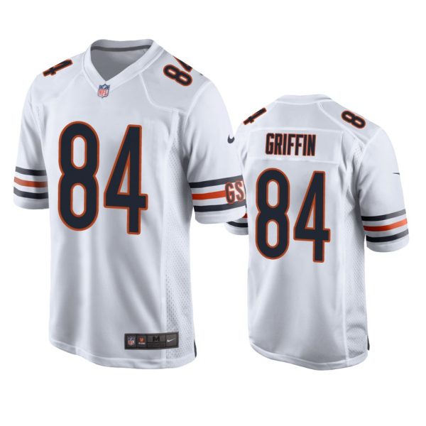 Ryan Griffin Chicago Bears White Game Jersey