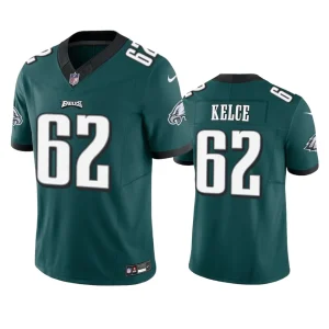 Jason Kelce Philadelphia Eagles Midnight Green Vapor F.U.S.E. Limited Jersey