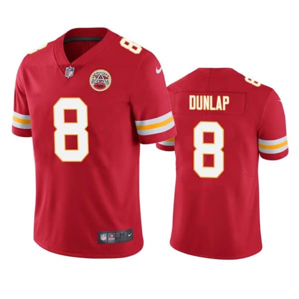 Carlos Dunlap Kansas City Chiefs Red Vapor Limited Jersey