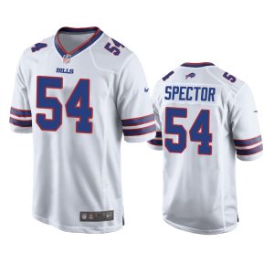 Baylon Spector Buffalo Bills White Game Jersey