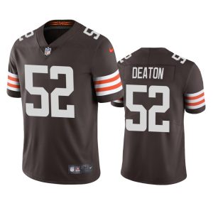 Dawson Deaton Cleveland Browns Brown Vapor Limited Jersey
