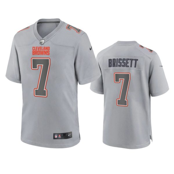 Jacoby Brissett Cleveland Browns Gray Atmosphere Fashion Game Jersey
