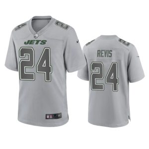 Darrelle Revis New York Jets Gray Atmosphere Fashion Game Jersey