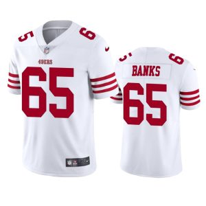 Aaron Banks San Francisco 49ers 2022-23 Vapor Limited White Jersey - Men's