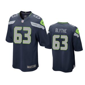 Austin Blythe Seattle Seahawks College Navy Game Jersey