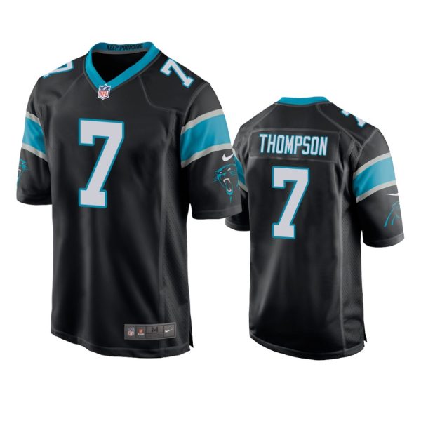 Shaq Thompson Carolina Panthers Black Game Jersey