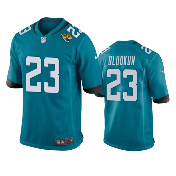 Foyesade Oluokun Jacksonville Jaguars Teal Game Jersey