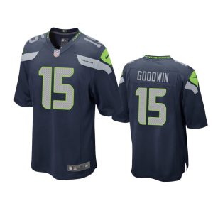 Marquise Goodwin Seattle Seahawks College Navy Game Jersey