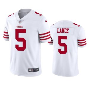 Trey Lance San Francisco 49ers 2022-23 Vapor Limited White Jersey - Men's