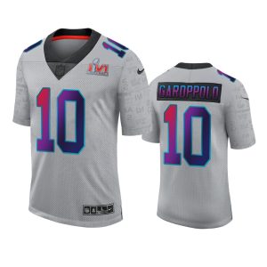 Jimmy Garoppolo San Francisco 49ers Gray Super Bowl LVI Limited Jersey