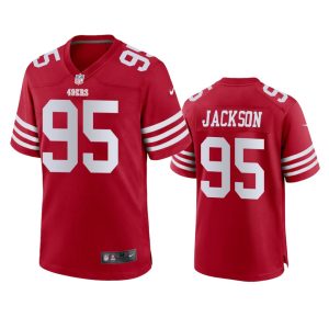 Drake Jackson San Francisco 49ers Scarlet Game Jersey