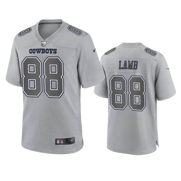 CeeDee Lamb Dallas Cowboys Gray Atmosphere Fashion Game Jersey