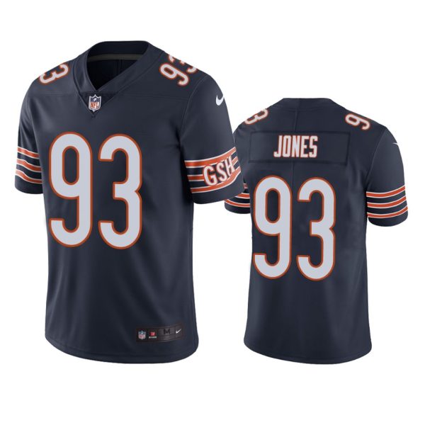 Justin Jones Chicago Bears Navy Vapor Limited Jersey