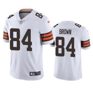 Pharaoh Brown Cleveland Browns White Vapor Limited Jersey